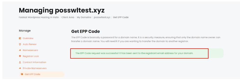 How to get EPP code of the Domain and Important Things need to do while ...